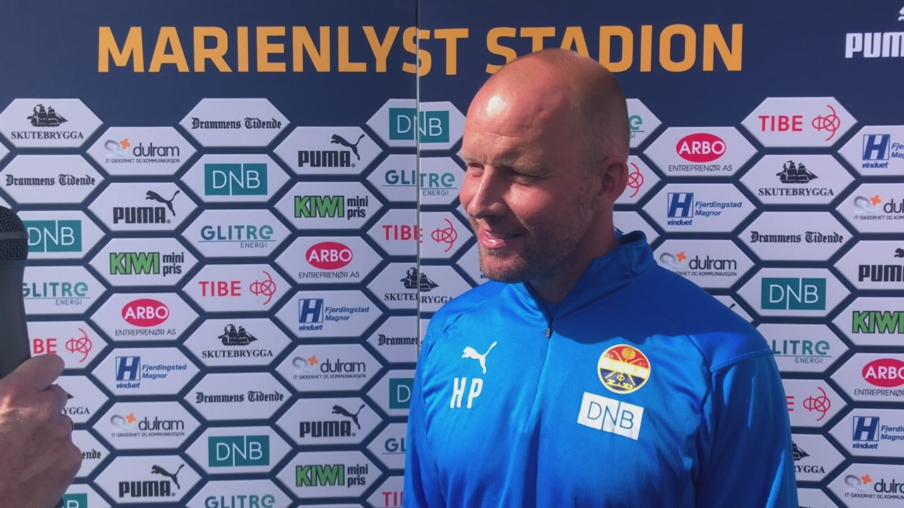 HP før møtet med Sarpsborg 08
